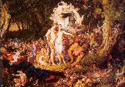 Paton, Sir Joseph Noel The Reconciliation of Oberon and Titania china oil painting artist